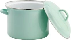 Lite-Body Soeppan / Stamppotpan Met Deksel - Ø 22 Cm/ 6ltr - Emaille - Mintgroen 5 Lite-Body Soeppan / Stamppotpan Met Deksel - Ø 22 Cm/ 6ltr - Emaille - Mintgroen -Kookgerei Koning Verkoop 1200x684 3