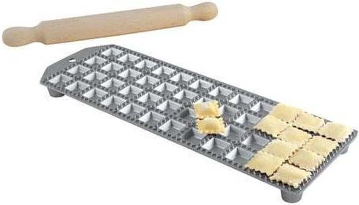 Ravioli Mal Vierkant Met Rolstok - 48 Stk - Eppicotispai 1 Ravioli Mal Vierkant Met Rolstok - 48 Stk - Eppicotispai