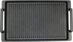 Eurolux Grillplaat Met Grepen - 41 X 24 X 2.5 Cm - Zwart - Aluminium - Geschikt Voor Alle Warmtebronnen 12 Eurolux Grillplaat Met Grepen - 41 X 24 X 2.5 Cm - Zwart - Aluminium - Geschikt Voor Alle Warmtebronnen -Kookgerei Koning Verkoop 1200x689 10