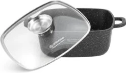 Edënbërg Stonetec Line - 8-delige Luxe Pannenset Van Gesmeed Aluminium - Zwart -Kookgerei Koning Verkoop 1200x694 5