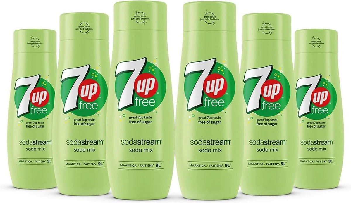SodaStream |7UP Free Siroop |440ml | 6-pack 1 SodaStream |7UP Free Siroop |440ml | 6-pack