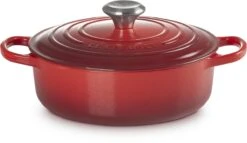 Le Creuset - Gietijzeren - Lage Braadpan - 24cm - Kersenrood -Kookgerei Koning Verkoop 1200x695 12