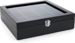 Bredemeijer - Theedoos 12-vaks Venster Bamboe Zwart -Kookgerei Koning Verkoop 1200x696 12