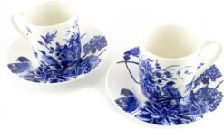 Espresso Set, Delfts Blauwe Vogels, Rijksmuseum -Kookgerei Koning Verkoop 1200x696