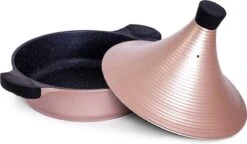 Aluminium Tajine Agadir-geschikt Kleur Rose Gold - Ook Voor Inductie -Kookgerei Koning Verkoop 1200x698 14