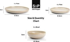 Salt&Pepper Tabo Beige - Serviesset - 4 Persoons - 12 Delig - Crème/Beige -Kookgerei Koning Verkoop 1200x713