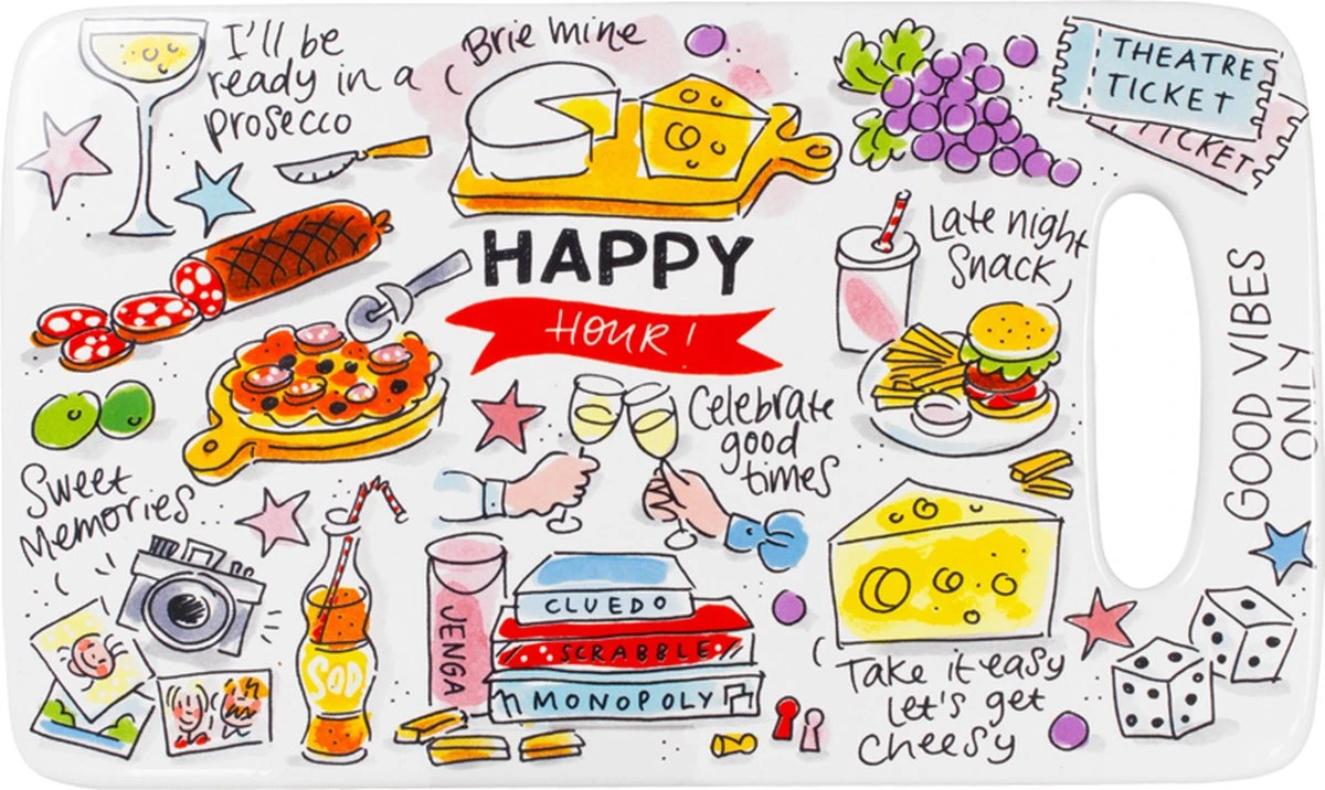 Blond Amsterdam, Happy - Snijplank 2 Blond Amsterdam, Happy - Snijplank - Afbeelding 2