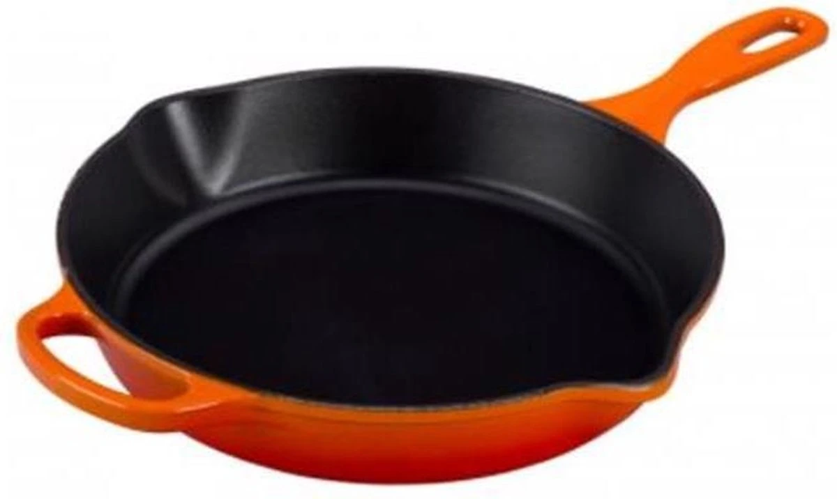 Le Creuset Ronde Hoge Skillet 26cm Oranjerood 1 Le Creuset Ronde Hoge Skillet 26cm Oranjerood
