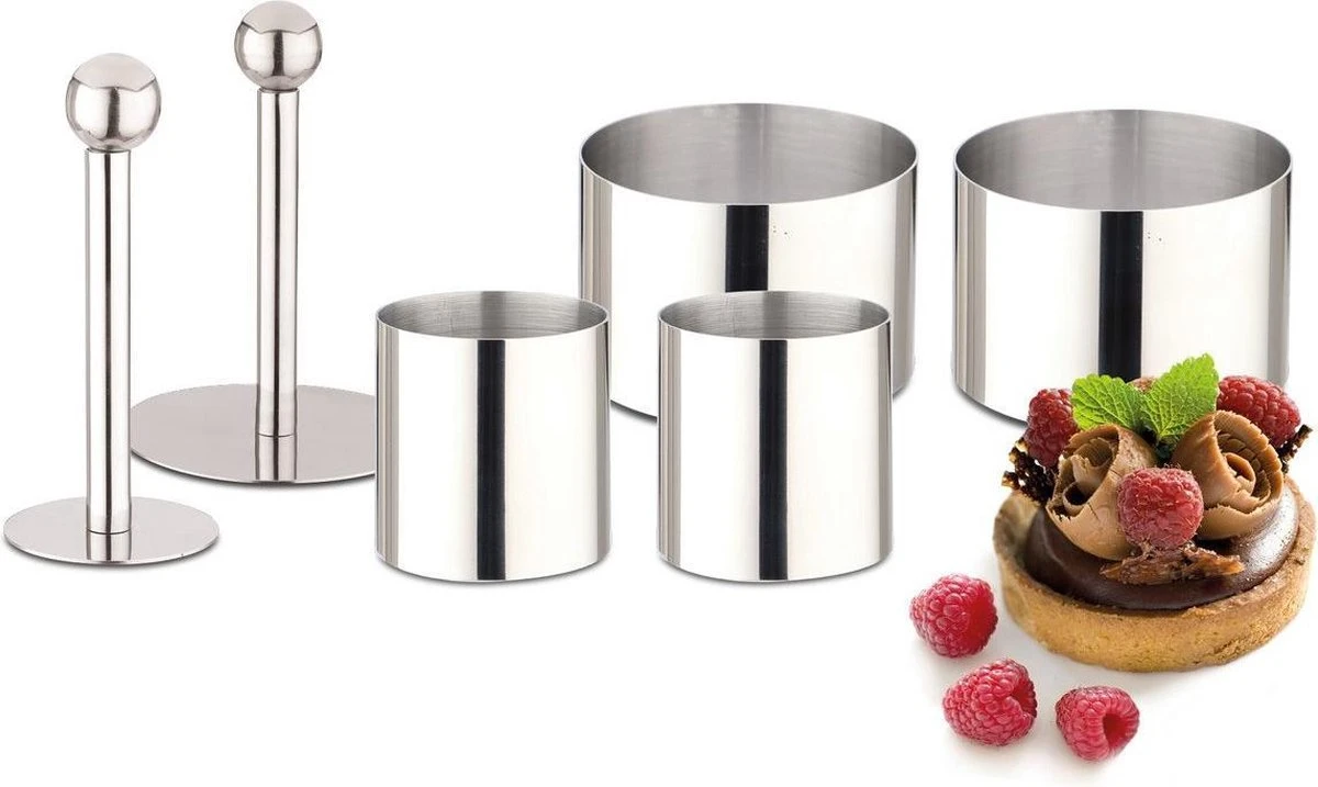 Kookringen Set Van 6 - Weis 2 Kookringen Set Van 6 - Weis - Afbeelding 2