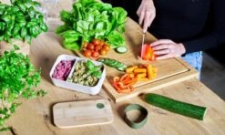 Zindoo Bamboe Snijplank Met Saprand - Werkblad - Aanrecht Snijplank - Bamboo Werkblad - Rand Voor Stabiliteit - Broodplank - FSC Bamboe - Duurzaam Hout - ZIN-BCB-01 -Kookgerei Koning Verkoop 1200x720 5