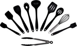 Merkloos Keukengerei - Keuken Set - Bakset -10-delig Set - Kookgerei Spatel – Garde – Bakspaan – Opscheplepel – Schuimspaan – Pannenlikker – Siliconen 13 Merkloos Keukengerei - Keuken Set - Bakset -10-delig Set - Kookgerei Spatel – Garde – Bakspaan – Opscheplepel – Schuimspaan – Pannenlikker – Siliconen -Kookgerei Koning Verkoop 1200x727 3