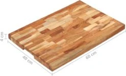 VidaXL Hakblok 60x40x4 Cm Massief Acaciahout -Kookgerei Koning Verkoop 1200x728 2