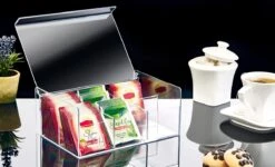 Box Up Theedoos - 6 Vakken - Ruimte Voor 60 Theezakjes - BPA Vrij - Transparant -Kookgerei Koning Verkoop 1200x730 12