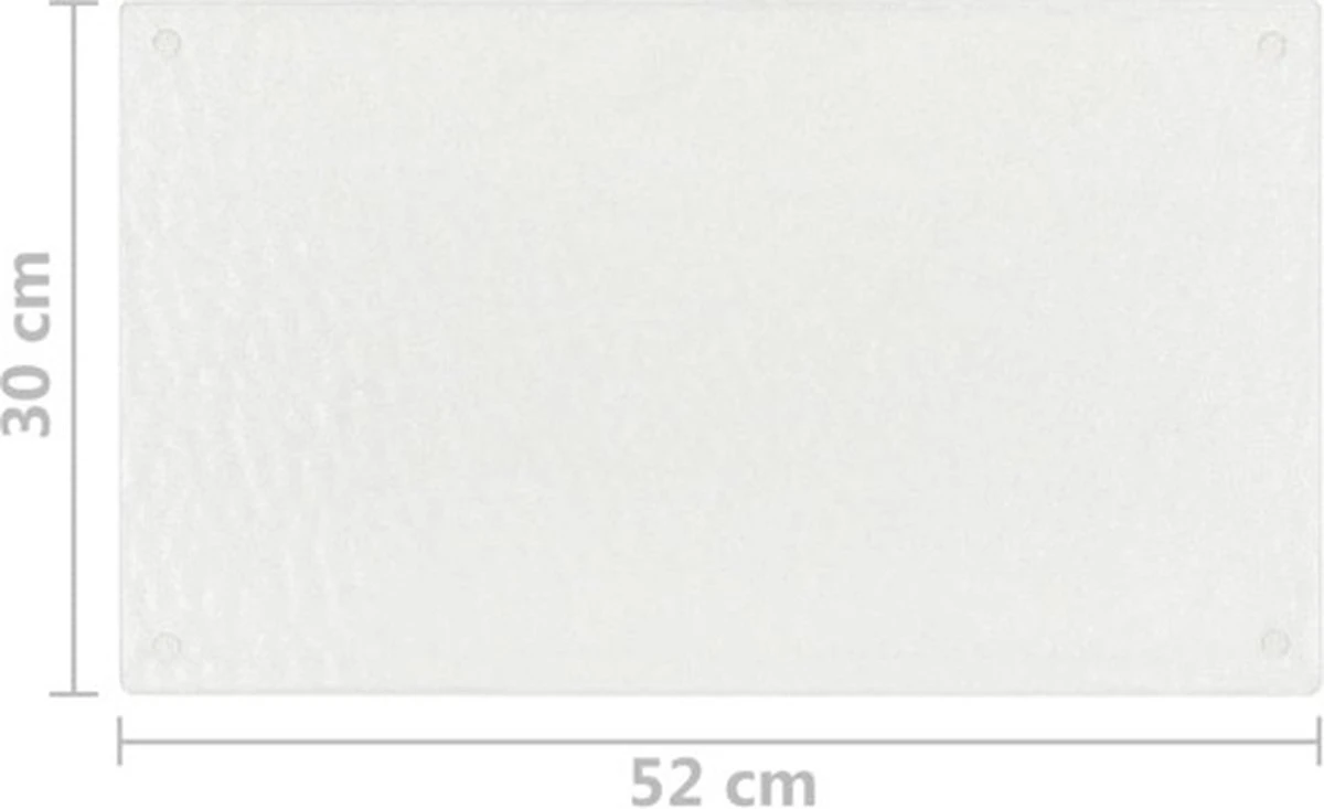 VidaXL Snijplanken 2 St Met Transparant Bubbelpatroon Gehard Glas 2 VidaXL Snijplanken 2 St Met Transparant Bubbelpatroon Gehard Glas - Afbeelding 2