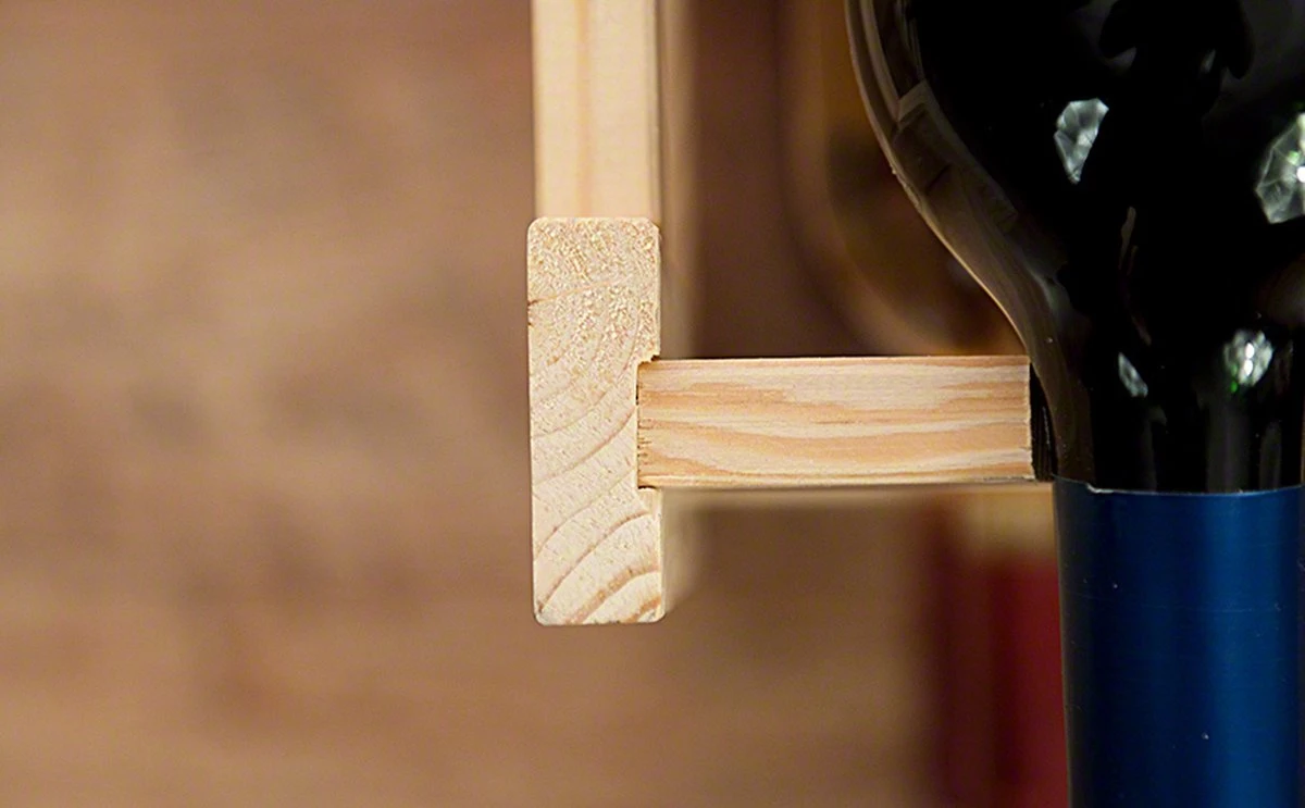 Wijnrek -Hout Wijnrek -Bottle Rack- 86x53,5x25 Cm (LxBxD) - Hout - 30 Flessen Flessenrek Modulair En Stapelbaar - Flessenhouder Staand 4 Wijnrek -Hout Wijnrek -Bottle Rack- 86x53,5x25 Cm (LxBxD) - Hout - 30 Flessen Flessenrek Modulair En Stapelbaar - Flessenhouder Staand - Afbeelding 4