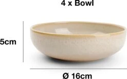 Salt&Pepper Tabo Beige - Serviesset - 4 Persoons - 12 Delig - Crème/Beige -Kookgerei Koning Verkoop 1200x750
