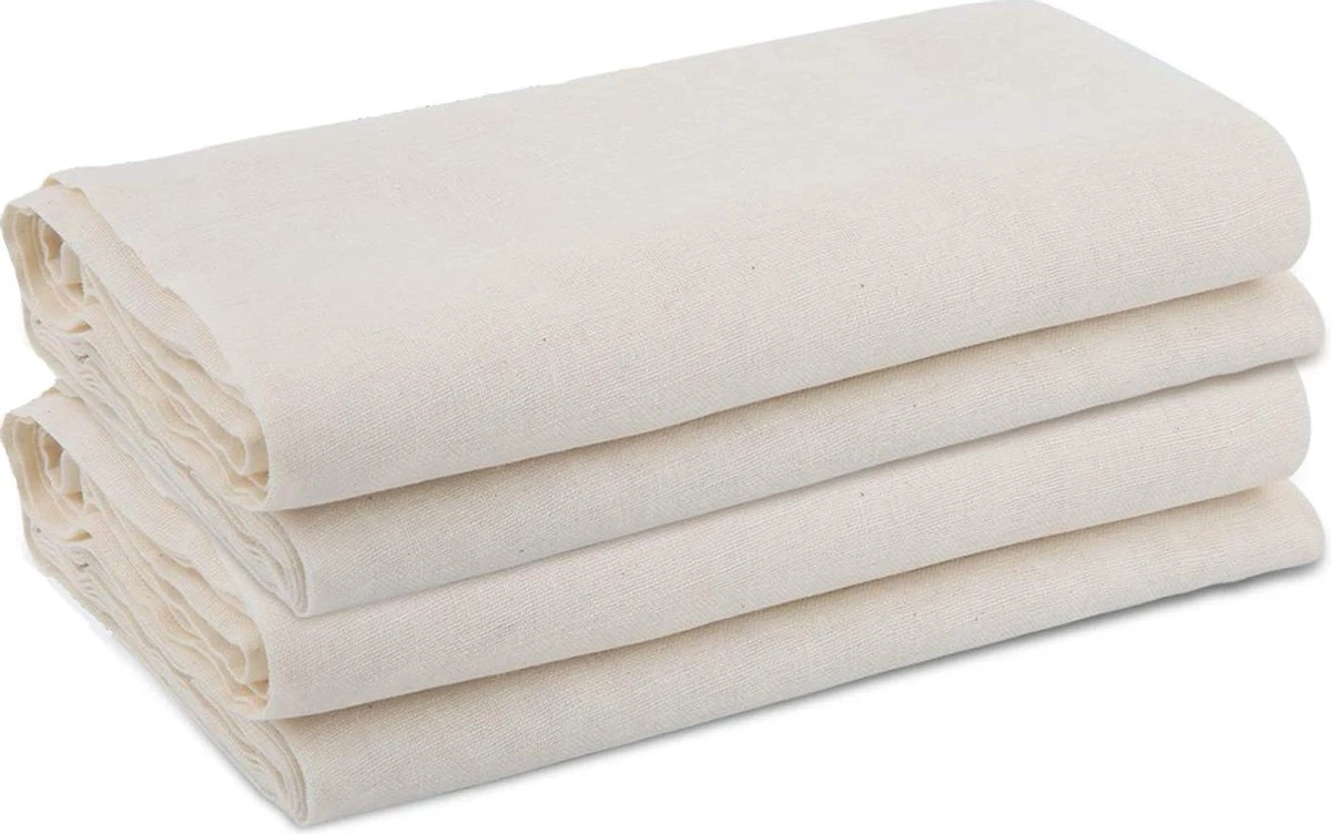 Kaasdoek Neteldoek Passeerdoek - Katoen - Ongebleekt - 90 X 180 Cm 1 Kaasdoek Neteldoek Passeerdoek - Katoen - Ongebleekt - 90 X 180 Cm