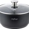 Cheffinger Kookpan/Diepe Pan Met Deksel - 20cm - 2,5L