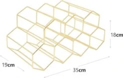 Wijnrek Hexagon 9 Flessen | Flessenrek | Wijn Accessoires | Wijnkast | Wijnrek Metaal | Wijnrekken | Wijnfleshouder | Wijnhouder | Goud 33 Wijnrek Hexagon 9 Flessen | Flessenrek | Wijn Accessoires | Wijnkast | Wijnrek Metaal | Wijnrekken | Wijnfleshouder | Wijnhouder | Goud -Kookgerei Koning Verkoop 1200x761 14