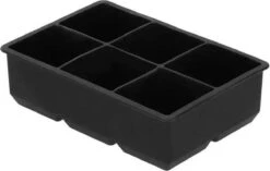 Buxibo - Luxe IJsblokvormen - Set Van 4 - Ice Cube Tray - 6 IJsblokken – IJsblokjes Vorm Met Deksel - Siliconen - Zwart -Kookgerei Koning Verkoop 1200x763 3
