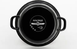 Lite-Body - Emaille - Magnus Braadpan 28cm/3,5l Met Deksel - Inductie - Zwart -Kookgerei Koning Verkoop 1200x763 7