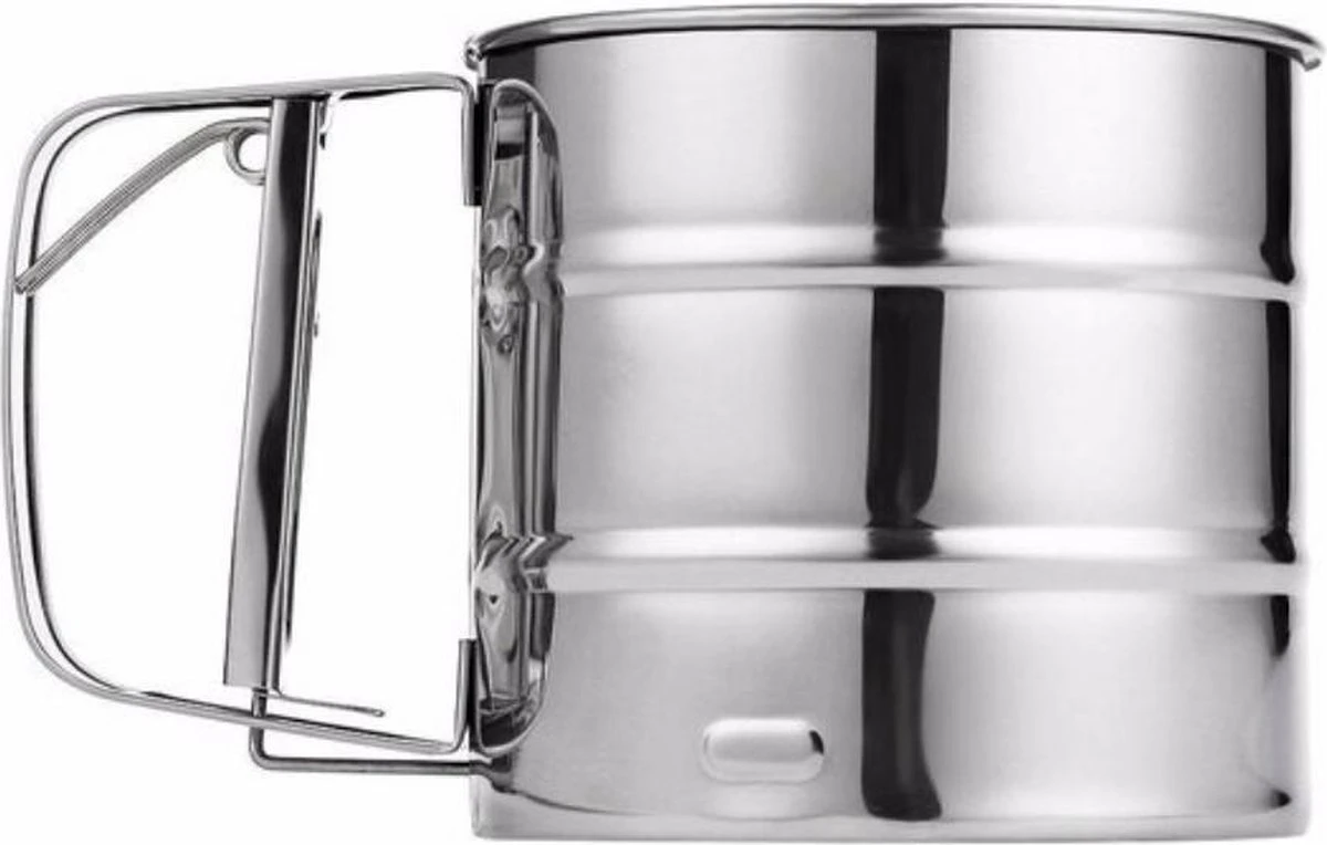 Professionele RVS Meelzeef - Bloemzeef - Poedersuikerzeef - Suikerzeef - Bakgerei - Stooier - Keuken Tafel -Roestvrij Staal - Draai Meel Zeef - Bloem Zeef - Poedersuiker Zeef - 10 Professionele RVS Meelzeef - Bloemzeef - Poedersuikerzeef - Suikerzeef - Bakgerei - Stooier - Keuken Tafel -Roestvrij Staal - Draai Meel Zeef - Bloem Zeef - Poedersuiker Zeef - - Afbeelding 10