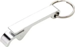 Bieropener Sleutelhanger - Flesopener - Keychain - Zilver