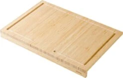 Zindoo Bamboe Snijplank Met Saprand - Werkblad - Aanrecht Snijplank - Bamboo Werkblad - Rand Voor Stabiliteit - Broodplank - FSC Bamboe - Duurzaam Hout - ZIN-BCB-01 -Kookgerei Koning Verkoop 1200x766 5