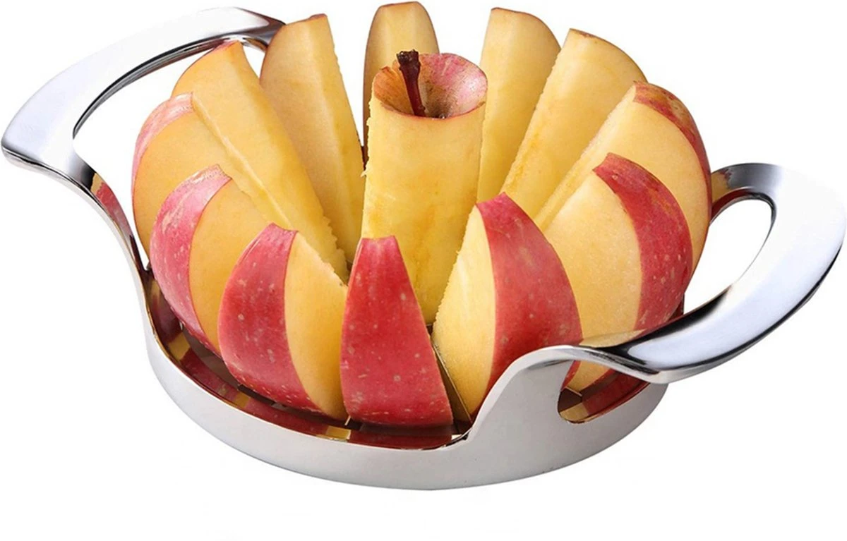 Appelboor - Appelsnijder - RVS - Zilver - Hoogwaardig Roestvrijstaal 7 Appelboor - Appelsnijder - RVS - Zilver - Hoogwaardig Roestvrijstaal - Afbeelding 7