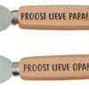 Flesopener Set Proost Lieve Papa En Opa - Bieropener - Vaderdag - Cadeau - Vader