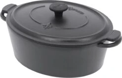 Fontignac Main Libres Braadpan - Ovaal - 29 Cm - Zwart