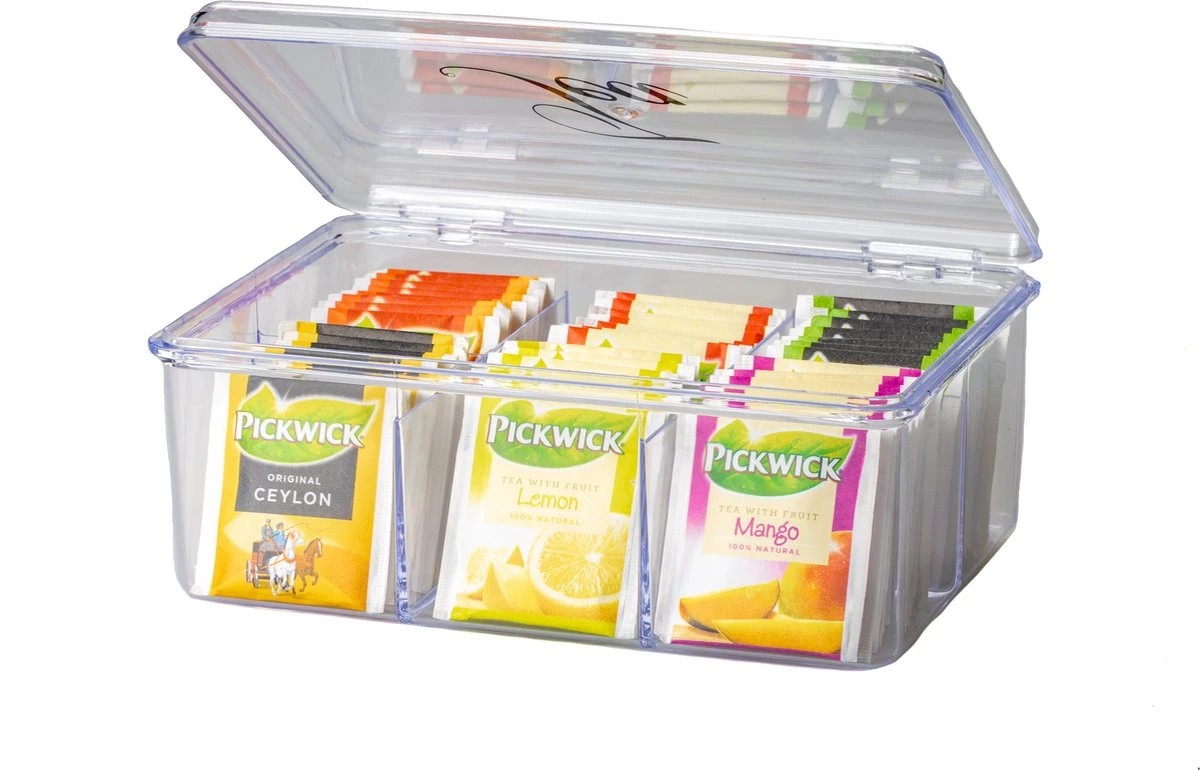 CasaLupo Theedoos Sakura Tea 6 Vaks 21 X 15 X 9 Cm 2 CasaLupo Theedoos Sakura Tea 6 Vaks 21 X 15 X 9 Cm - Afbeelding 2