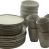 Serviesset 6 Persoons - 24 Delig - Kade 171 - Stone Grey - 6 Personen - Allen Uniek