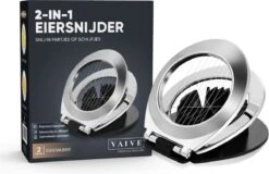 VAIVE Eiersnijder Vaatwasserbestendig - RVS - Champignonsnijder - Keukengerei -Kookgerei Koning Verkoop 1200x778 5