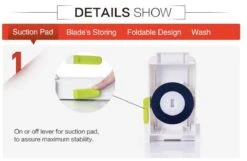 Merkloos Premiumful ® - Multifunctionele Spiraalsnijder Met Zuignap - Inclusief 5 Verschillende Snijbladen - Opvouwbaar - BPA Vrij 20 Merkloos Premiumful ® - Multifunctionele Spiraalsnijder Met Zuignap - Inclusief 5 Verschillende Snijbladen - Opvouwbaar - BPA Vrij -Kookgerei Koning Verkoop 1200x782 8