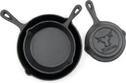 Gietijzeren Pannenset - Cast Iron Skillets - BBQ Skilletset 6 Gietijzeren Pannenset - Cast Iron Skillets - BBQ Skilletset -Kookgerei Koning Verkoop 1200x786 10