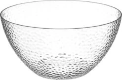 Secret De Gourmet - Slakom/serveer Schaal - Kunststof - Transparant - 24 Cm