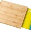Zindoo Bamboe Snijplankenset - Bamboo Snijplank - Set Van 6 Kunststof Planken - Broodplank - Vlees - Groente - Fruit - FSC Bamboe - Duurzaam Hout - ZIN-BCB-02