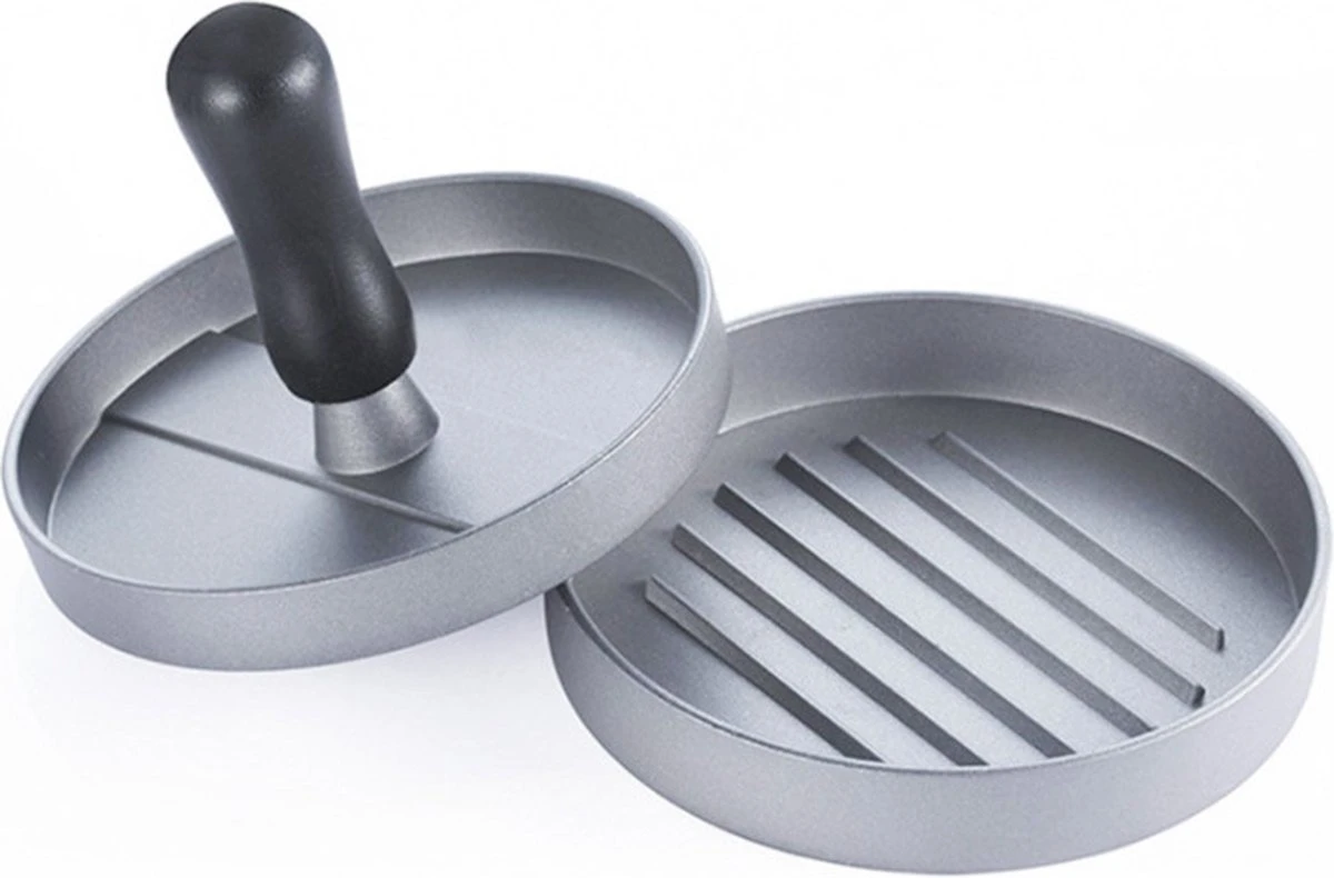 YUGN Hamburgerpers - Anti Aanbaklaag - RVS - BBQ Accessoires - Inclusief 50 Waxpapiertjes - Cadeau Tip 9 YUGN Hamburgerpers - Anti Aanbaklaag - RVS - BBQ Accessoires - Inclusief 50 Waxpapiertjes - Cadeau Tip - Afbeelding 9