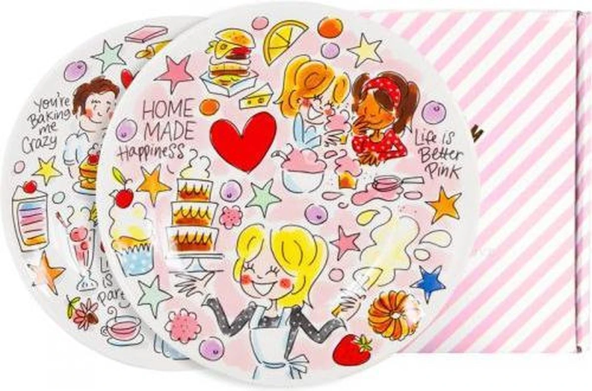 Blond Amsterdam Cake Bord - Set Van 2 1 Blond Amsterdam Cake Bord - Set Van 2