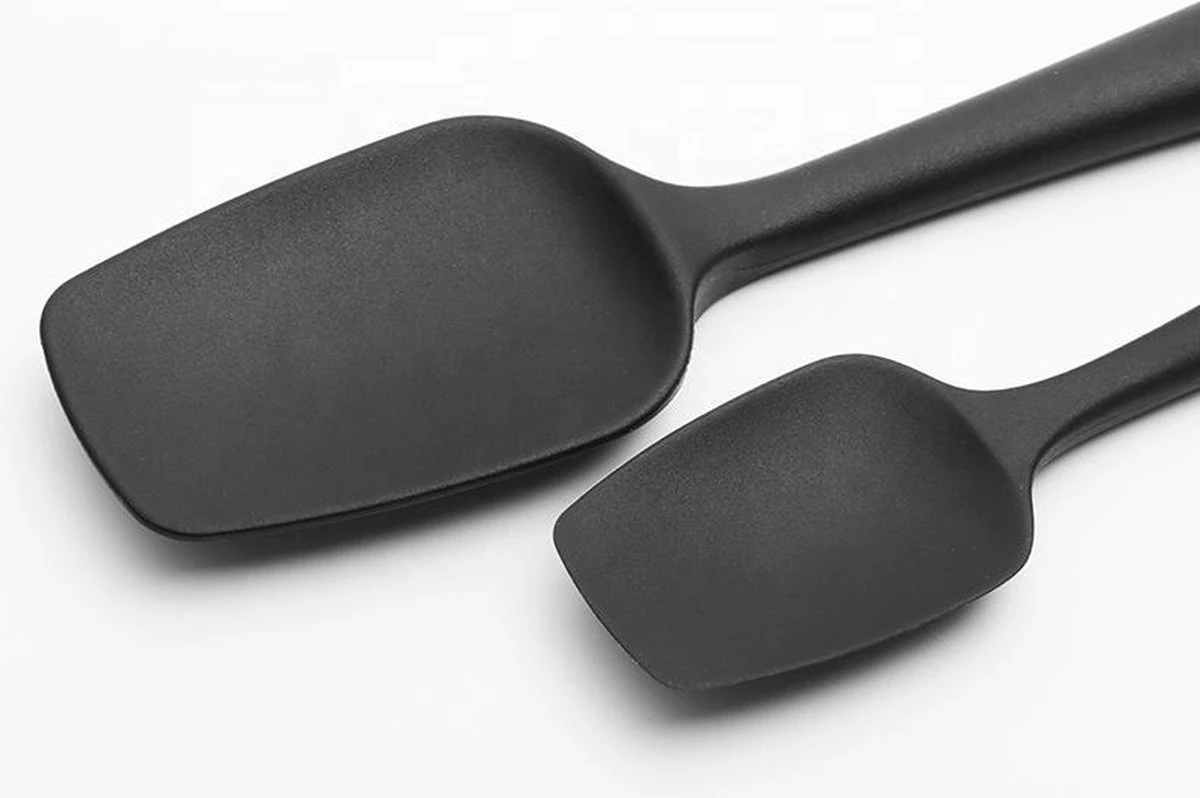 VITAMO Siliconen Spatels - Lepels - Kwast - Pannenlikker - BBQ - Hittebestendig - Vaatwasserbestendig - BPA Vrij - Keukengerei - Zwart - 6 Stuks Voordeelset 9 VITAMO Siliconen Spatels - Lepels - Kwast - Pannenlikker - BBQ - Hittebestendig - Vaatwasserbestendig - BPA Vrij - Keukengerei - Zwart - 6 Stuks Voordeelset - Afbeelding 9