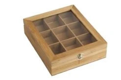 Bredemeijer - Theedoos 9-vaks Venster Bamboe Natural -Kookgerei Koning Verkoop 1200x798 46