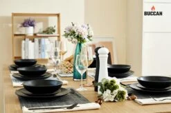 Buccan Borden Set - Matt Onyx - Zwart - 18pcs -Kookgerei Koning Verkoop 1200x799 21