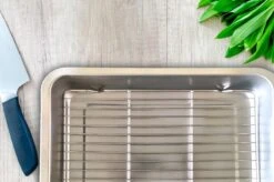 YUGN Braadslede Ovenschaal Braadslee Oven - Braadslede Met Rooster Voor Ovengerechten - Roestvrijstaal En 36x27x7CM - Cadeau Tip -Kookgerei Koning Verkoop 1200x799 258