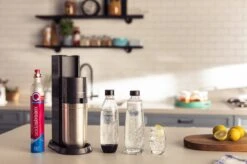SodaStream DUO - Zwart - Incl. Quick Connect Koolzuurcilinder - Met 1 Glazen En 1 Herbruikbare Plastic Fles -Kookgerei Koning Verkoop 1200x799 289