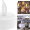 Merkloos Theelicht LED Timer 2 Stuks Op Kaart