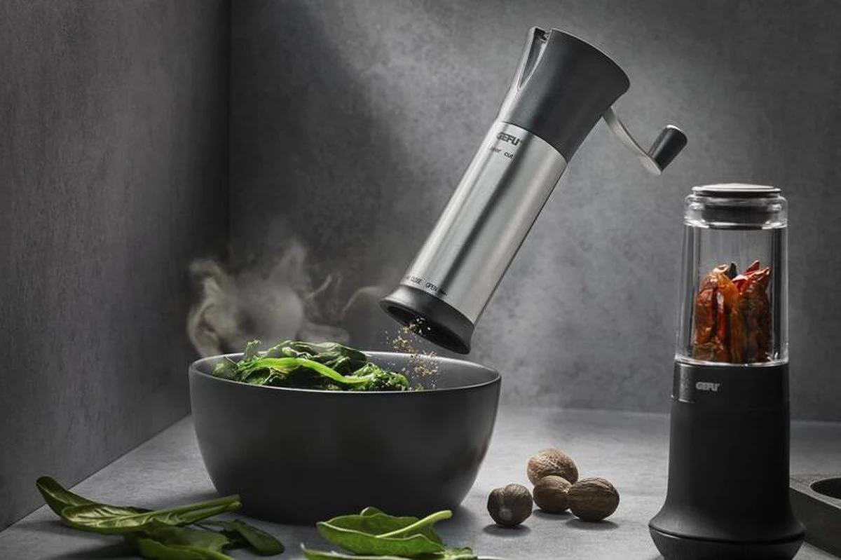 GEFU Nootmuskaatmolen - Laser Cut - RVS 9 GEFU Nootmuskaatmolen - Laser Cut - RVS - Afbeelding 9