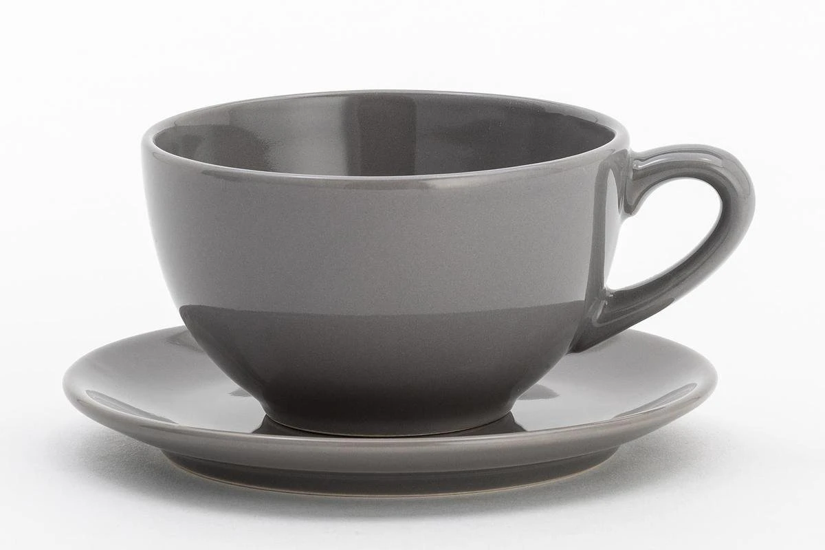 Lite-Body Hermes Soepkom Met Oor - Set Van 6 Stuks - 12 Cm/30 Cl - Aardewerk - Grijs 3 Lite-Body Hermes Soepkom Met Oor - Set Van 6 Stuks - 12 Cm/30 Cl - Aardewerk - Grijs - Afbeelding 3