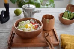 Khaya - Houten Kom Ø15 Cm - Voor Ontbijt, Soep & Matcha Thee - Duurzaam - Vegan -Kookgerei Koning Verkoop 1200x800 209