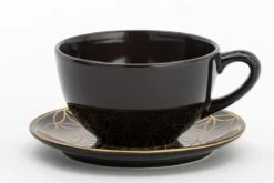 Lite-Body Hermes Soepkom Met Oor - Set Van 6 Stuks - 12 Cm/30 Cl - Aardewerk - Zwart Mat -Kookgerei Koning Verkoop 1200x800 220